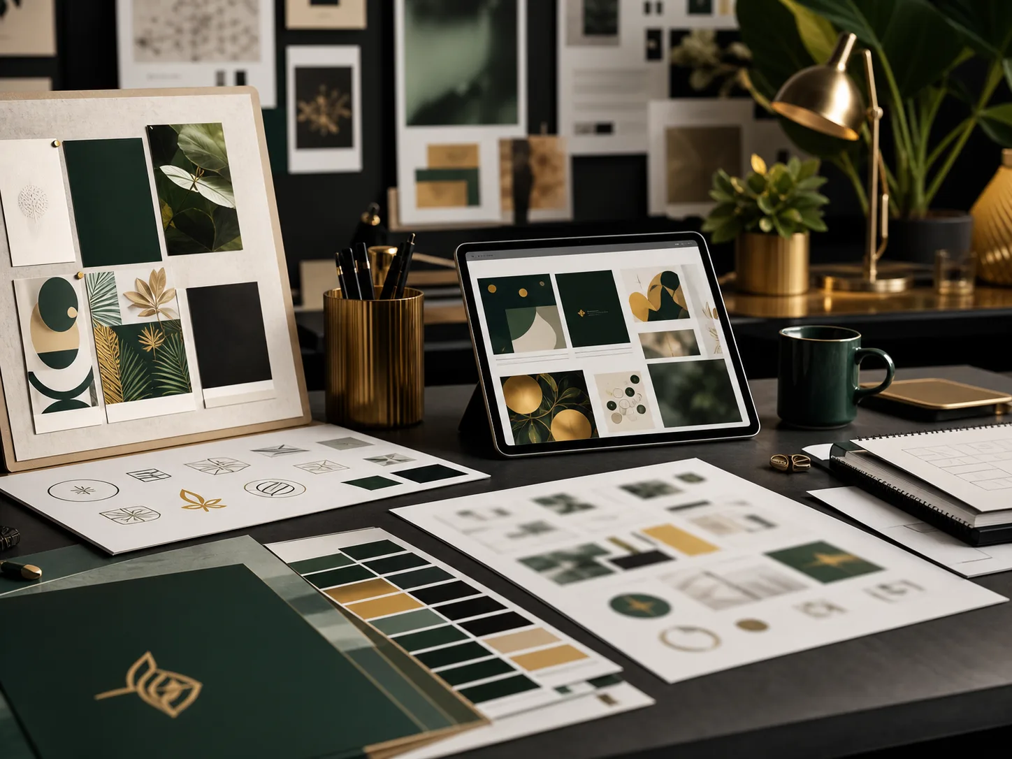 Brand identity and digital campaign creative visual